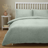 Argos Home green bubble fleece bedding set single, UK version