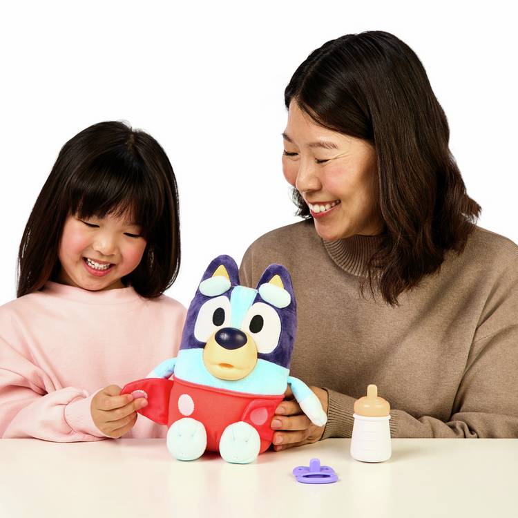 Bluey Electronic Cuddle & Care plush toy 11 inch, imported from the UK