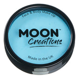 Moon Creations face paint cake pot light blue, imported from the UK