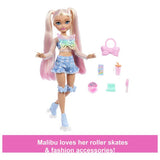 Barbie Dream Besties Malibu roller skating doll 32cm (British brand)
