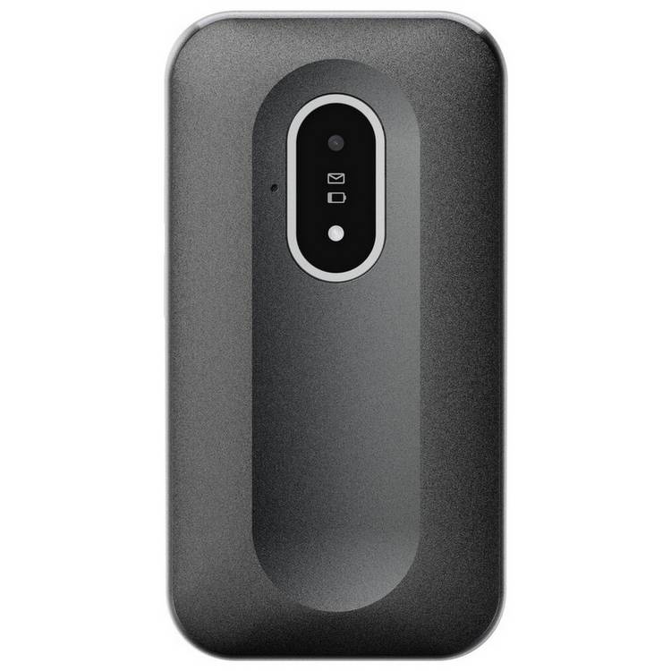 Doro Leva L20 clamshell mobile phone Black and White - British product