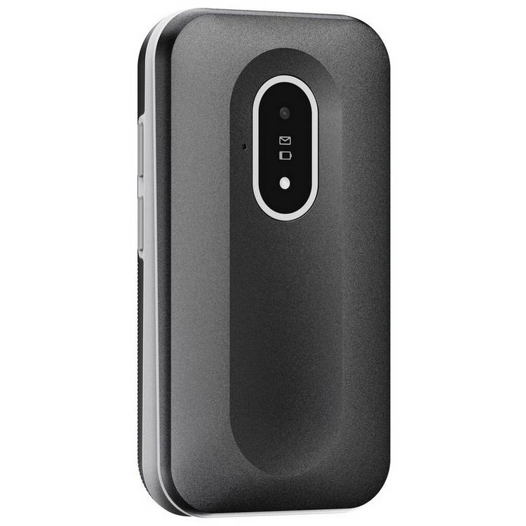 Doro Leva L20 clamshell mobile phone Black and White - British product