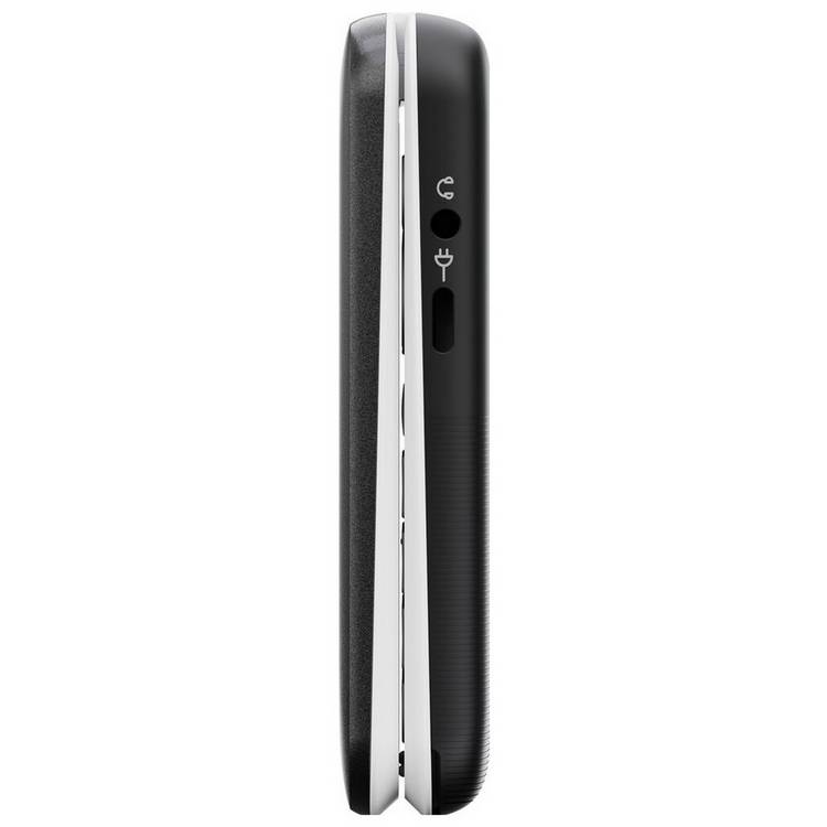Doro Leva L20 clamshell mobile phone Black and White - British product
