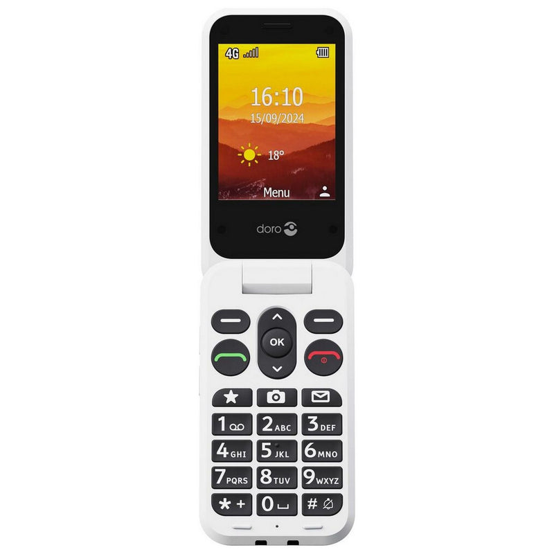 Doro Leva L30 clamshell phone graphite white, UK version