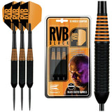 Target RVB Black 22g brass steel tip darts set - British product