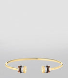 Boucheron Quatre mixed gold and diamond bracelet 8mm, imported from the UK