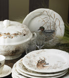 Assorted Wildlife Dessert Plate Set, 6 Pieces, 23cm Diameter