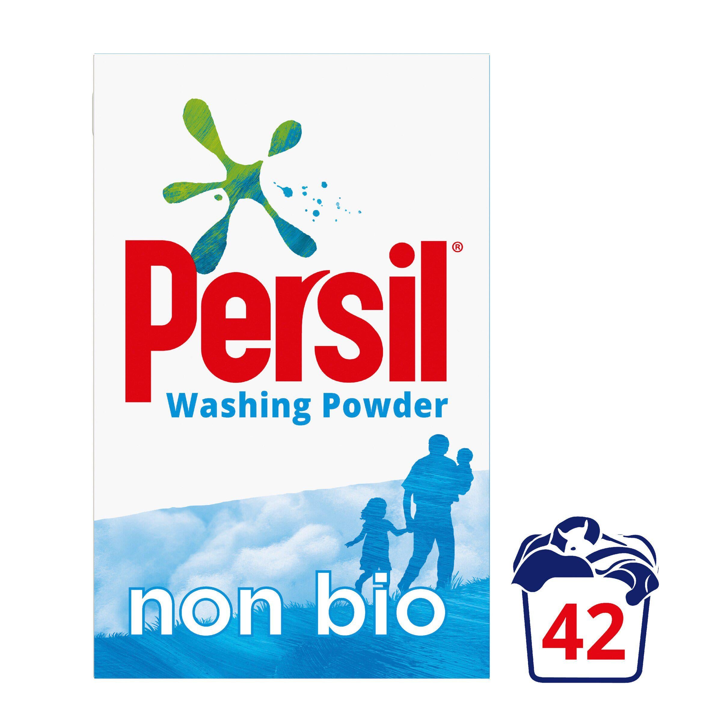 Persil Non Bio Sensitive Washing Laundry Detergent Powder 42 Washes 2.1 kg GOODS Sainsburys   