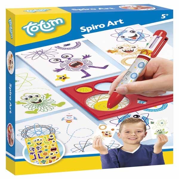 Totum Spiro Art drawing set with pens notebook stickers (British brand)
