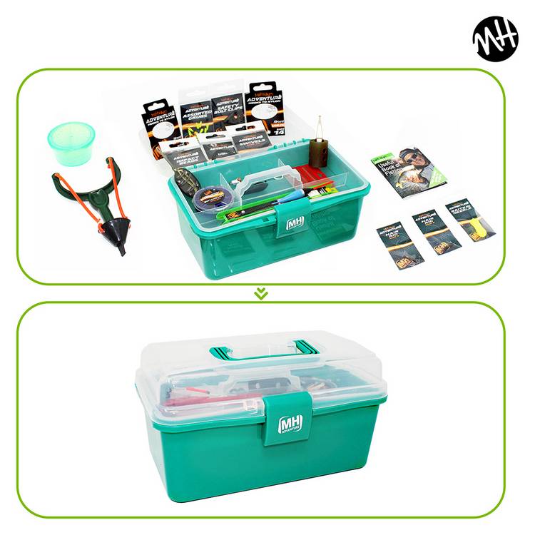 Matt Hayes Adventure carp and coarse accessory kit, imported from the UK