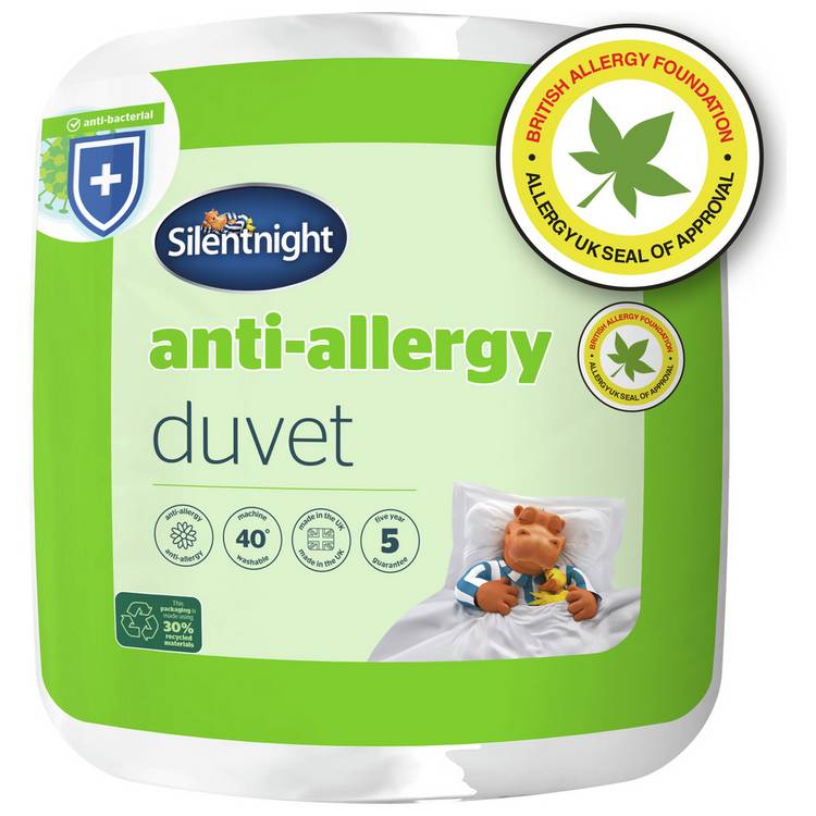 Silentnight Anti-Allergy duvet 13.5 Tog single (British brand)