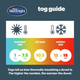 Silentnight Anti-Allergy duvet 13.5 Tog single (British brand)