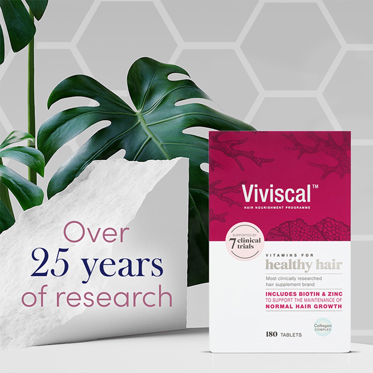 Viviscal Healthy Hair Vitamins 180 Tablets (British brand)
