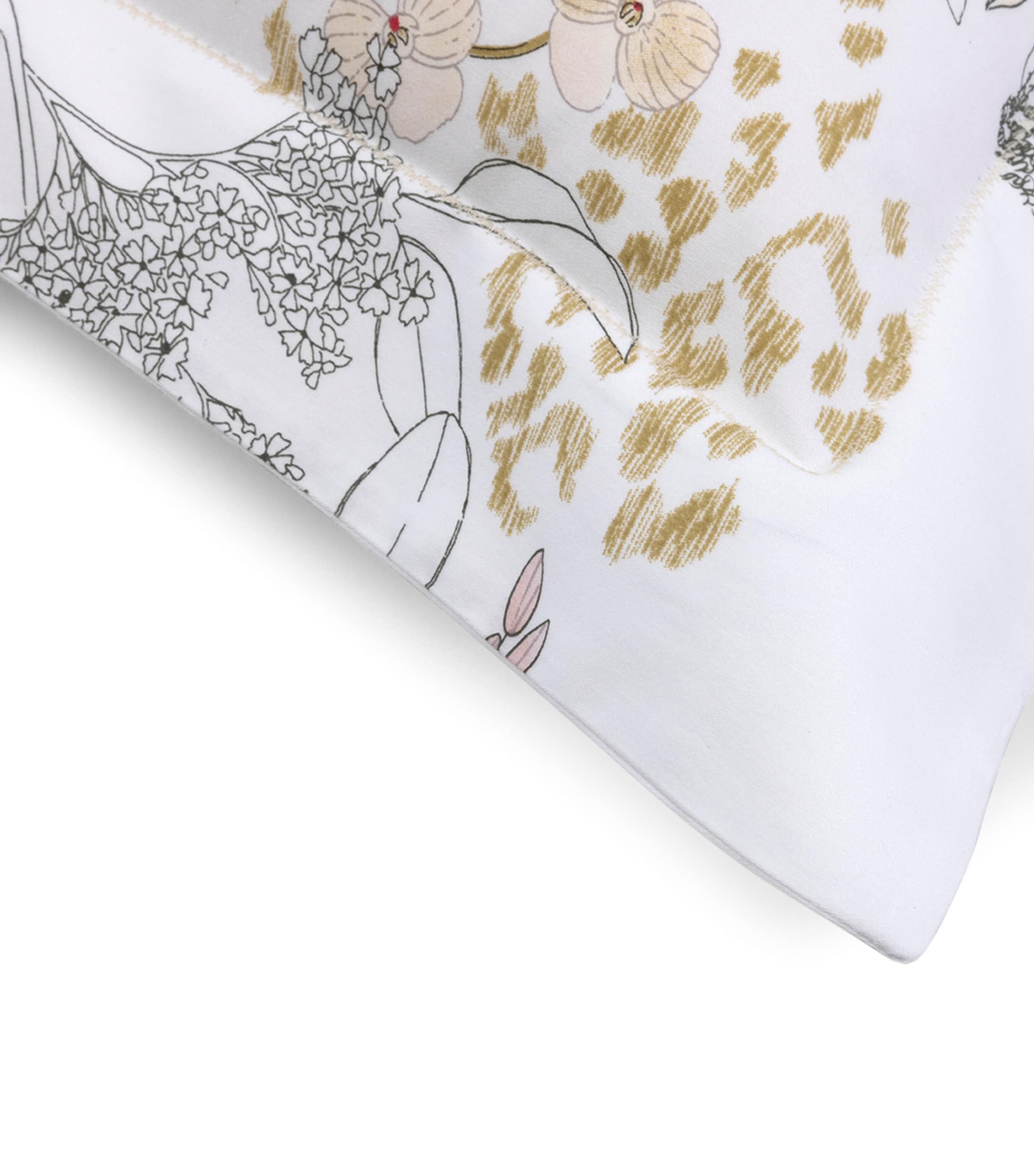 Yves Delorme Floral Orchidee pillowcase 50cm x 75cm (British brand)