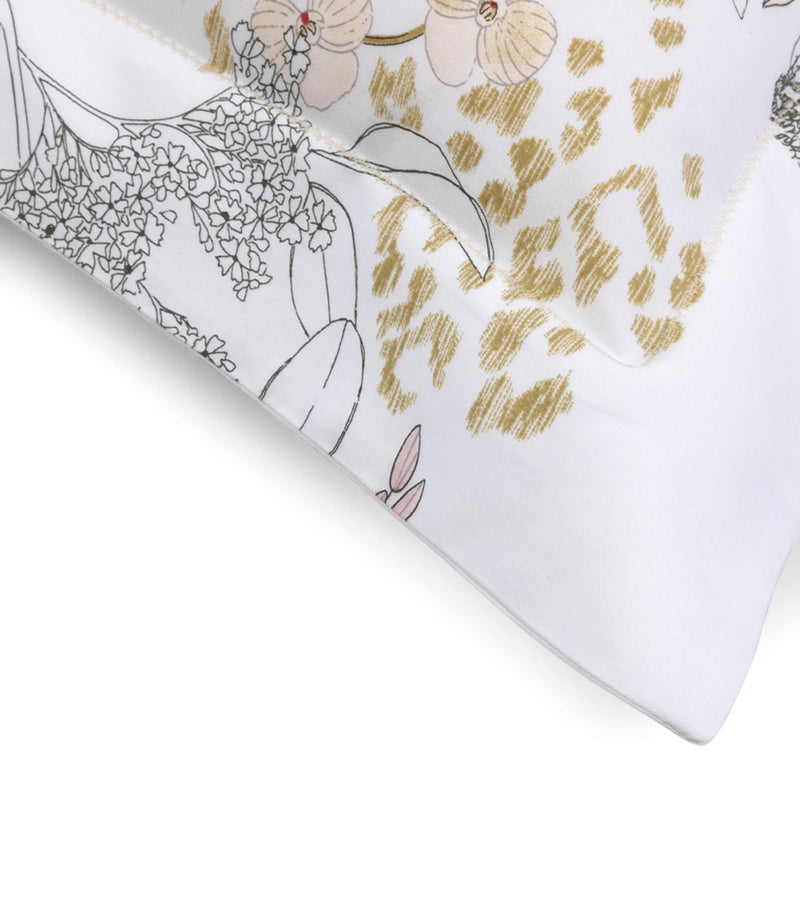 Yves Delorme Floral Orchidee pillowcase 50cm x 75cm (British brand)