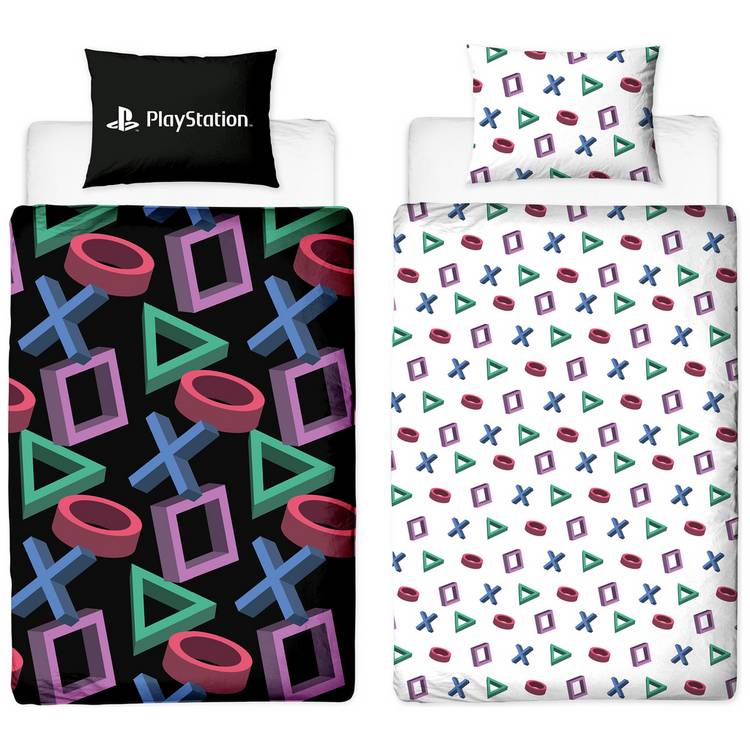 PlayStation single bedding set with logo print - British product