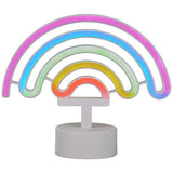 Glow Neon Effect Rainbow LED table lamp - British product