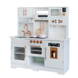 Chad Valley modern wooden kitchen playset, imported from the UK