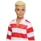 Barbie Ken doll red striped top pink shorts, UK version