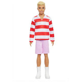 Barbie Ken doll red striped top pink shorts, UK version