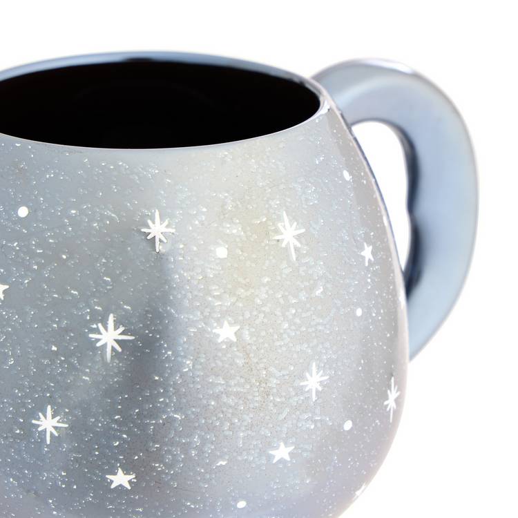 Argos Home moon and stars metallic mug 405ml, UK version