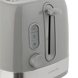 Cookworks grey plastic 2 slice toaster (British brand)