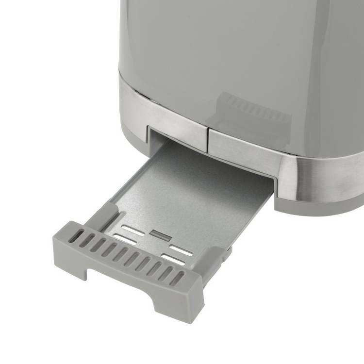 Cookworks grey plastic 2 slice toaster (British brand)
