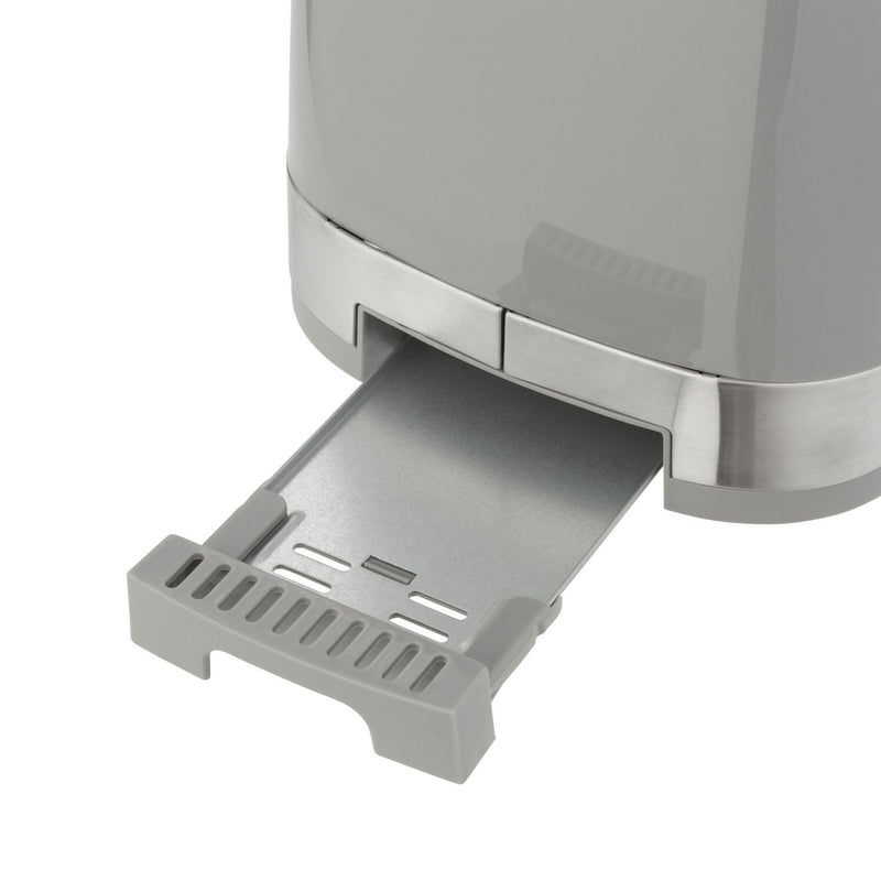Cookworks grey plastic 2 slice toaster (British brand)
