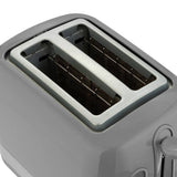 Cookworks grey plastic 2 slice toaster (British brand)
