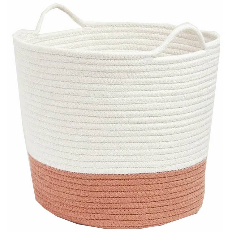 Great Little Trading Company rope basket terracotta - British brand