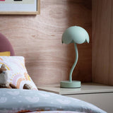 Habitat rechargeable LED table lamp sage green 34cm (British brand)