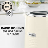 Breville Obliq kettle 1.7l cream - British product