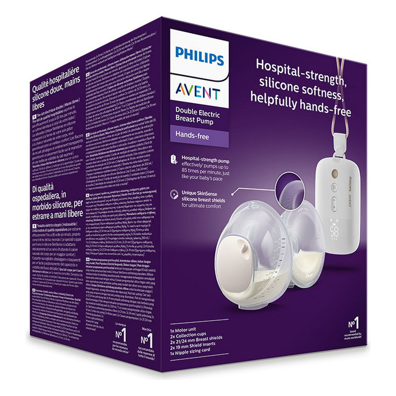 Philips Avent double hands-free electric breast pump, imported from the UK