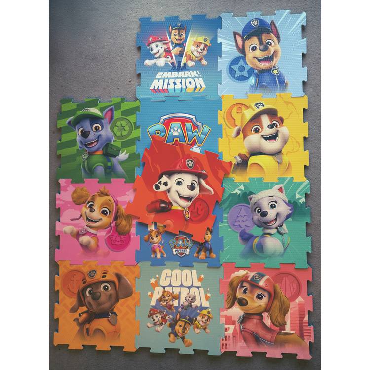 Paw Patrol 12-piece EVA foam play mat (British brand)