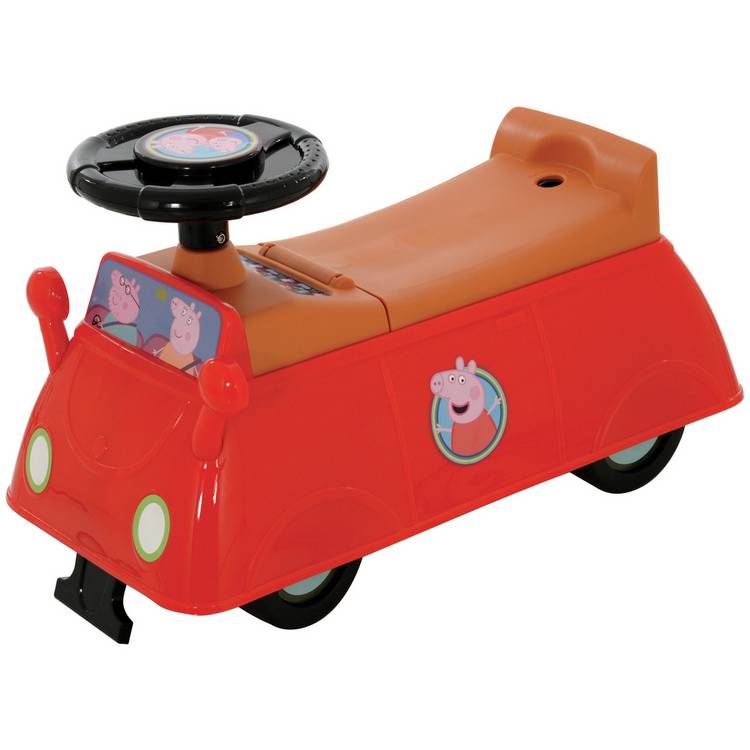 Peppa Pig ride-on toy car red 29cm, imported from the UK