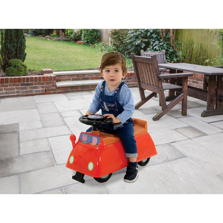 Peppa Pig ride-on toy car red 29cm, imported from the UK