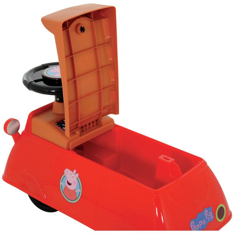 Peppa Pig ride-on toy car red 29cm, imported from the UK