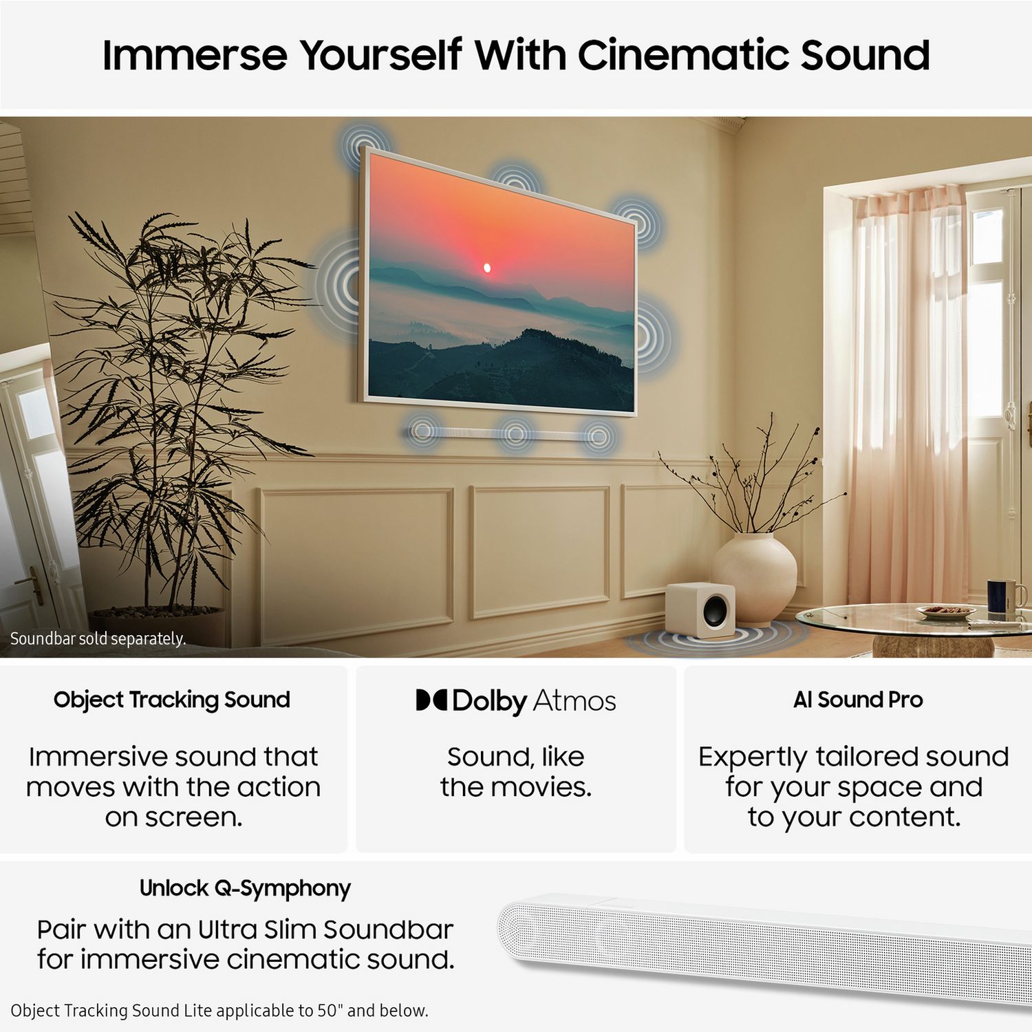 Samsung The Frame QLED TV 50 inch, UK version