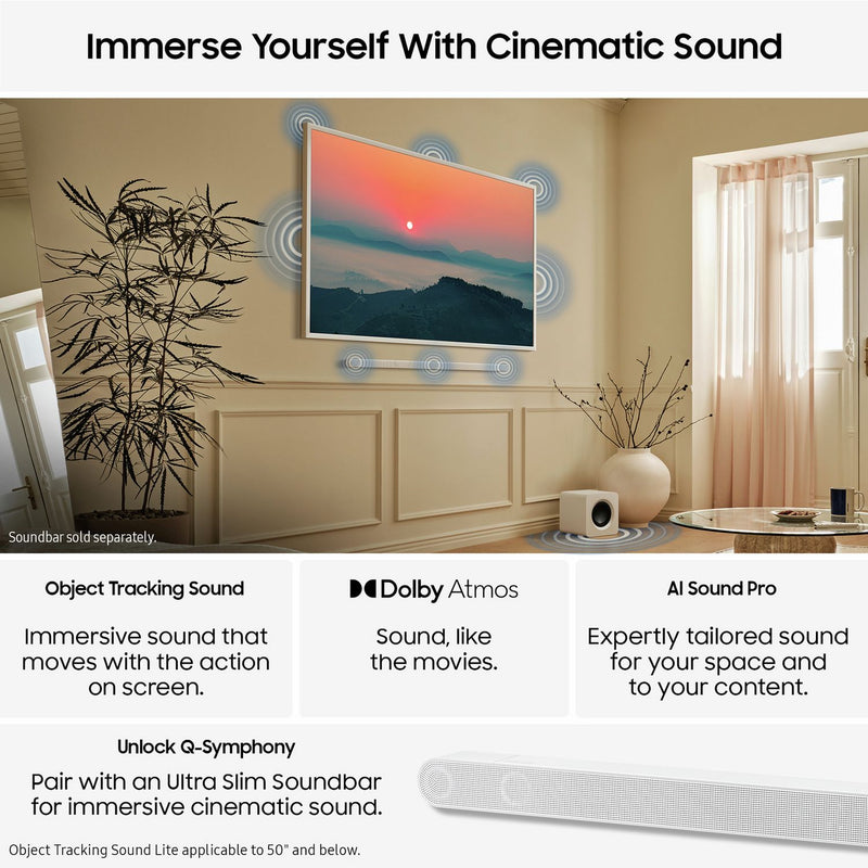 Samsung The Frame QLED TV 50 inch, UK version