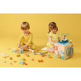 Chad Valley wooden activity cube Under the Sea, imported from the UK