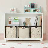 Great Little Trading Company rope storage basket pastel spot 28cm (British brand)