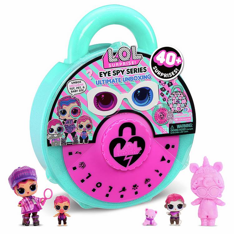 L.O.L. Surprise Eye Spy unboxing set with dolls and puzzles (British brand)