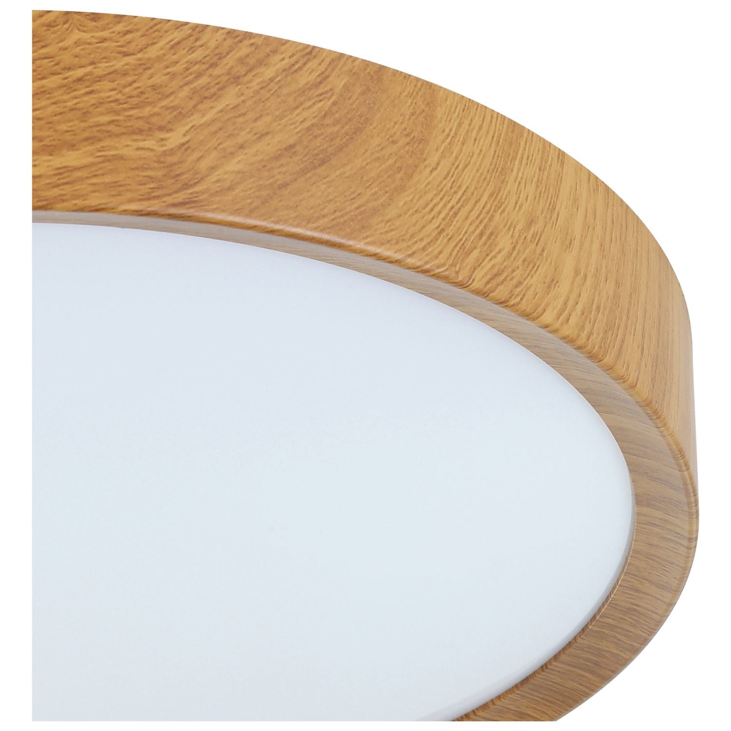 EGLO Musurita wood effect LED flush ceiling light, imported from the UK