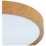 EGLO Musurita wood effect LED flush ceiling light, imported from the UK
