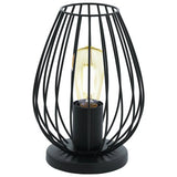 EGLO Newtown steel table lamp black - British product