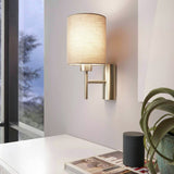 EGLO Pasteri taupe wall light 30.5cm (British brand)