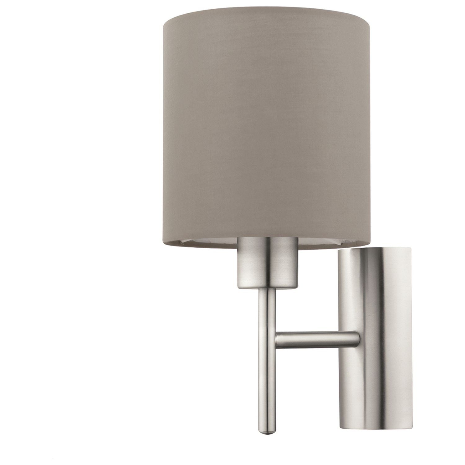 EGLO Pasteri taupe wall light 30.5cm (British brand)
