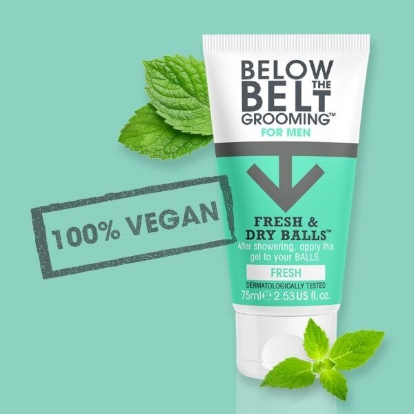 Below The Belt Grooming Fresh & Dry Balls Fresh 75Ml GOODS Superdrug   