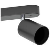 EGLO Reciso-E 2 light spotlight bar black steel (British brand)