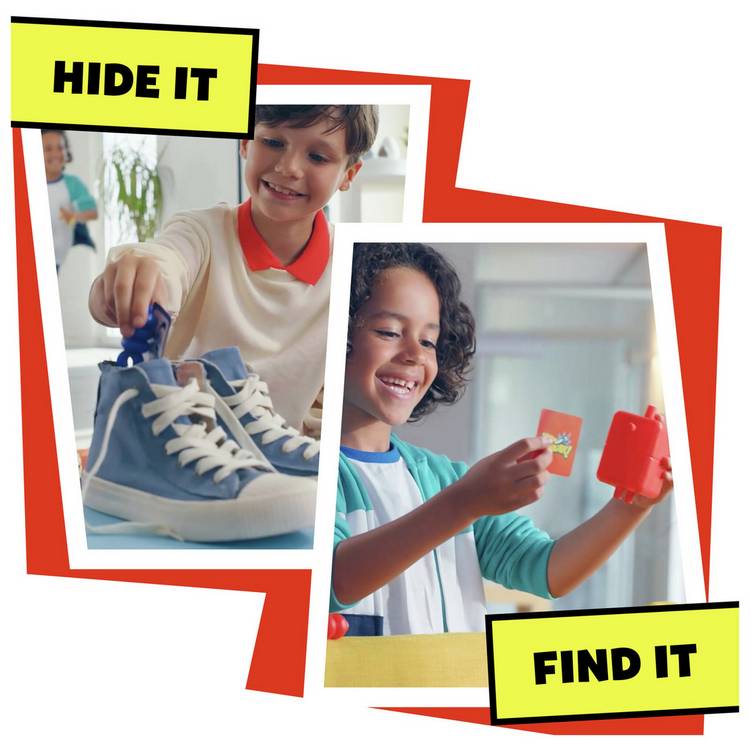 Tomy Hide and Squeak Robots game - British product